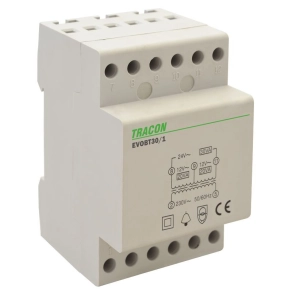   Tracon biztonsági (csengő) transzformátor 230V/12-24V 30VA EVOBT30/1