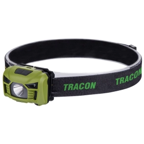   Tracon fejlámpa, akkumulátoros, mozgásérzékelős kapcsolással 3W, 120lm, 5h, 3,7V, 1200mAh HL120B