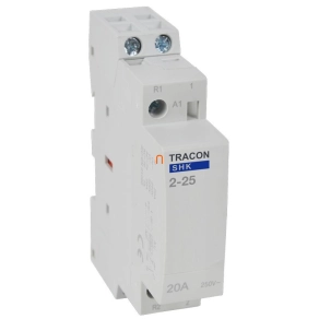 Tracon installációs kontaktor 1 Modulos, 2×NO - SHK2-25