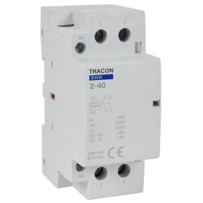 Tracon installációs kontaktor 2 Mod, 2×NO - SHK2-40