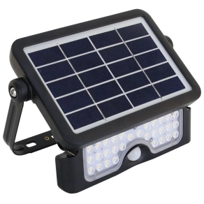   Napelemes LED fényvető mozgásérzékelővel 5W 4000K 500lm IP65 3,7V 2×1500mAh LSFL5W Tracon