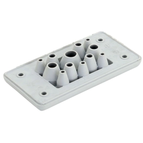   Elosztószekrény kábelbevezető, gumi, 12db kábelhez 107x56mm EKBV-10 Tracon