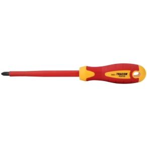   Tracon csavarhúzó Pozidriv 1000V 150mm - 8mm sárga-piros nyél - SD80150PZ3