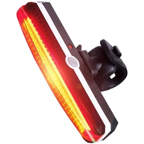   Akkumulátoros LED bicikli lámpa, hátsó, piros 1,5 W, 3.7V 500 mAh, 100 lm BLCH1,5W Tracon