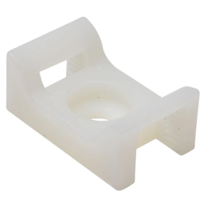   Kábelkötegelő talp 22x15 /4,4 fehér, csavarozható, 2 oldalt fűzhető, CSTALP-5 Tracon