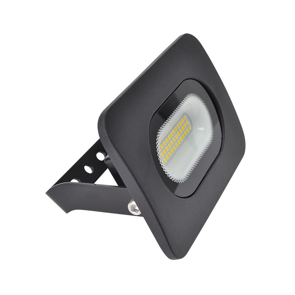 LED fényvető beépített bekötődobozzal fekete 20W, 4000K, IP65, 1500lm RSMDL20H - Tracon RSMDL20H