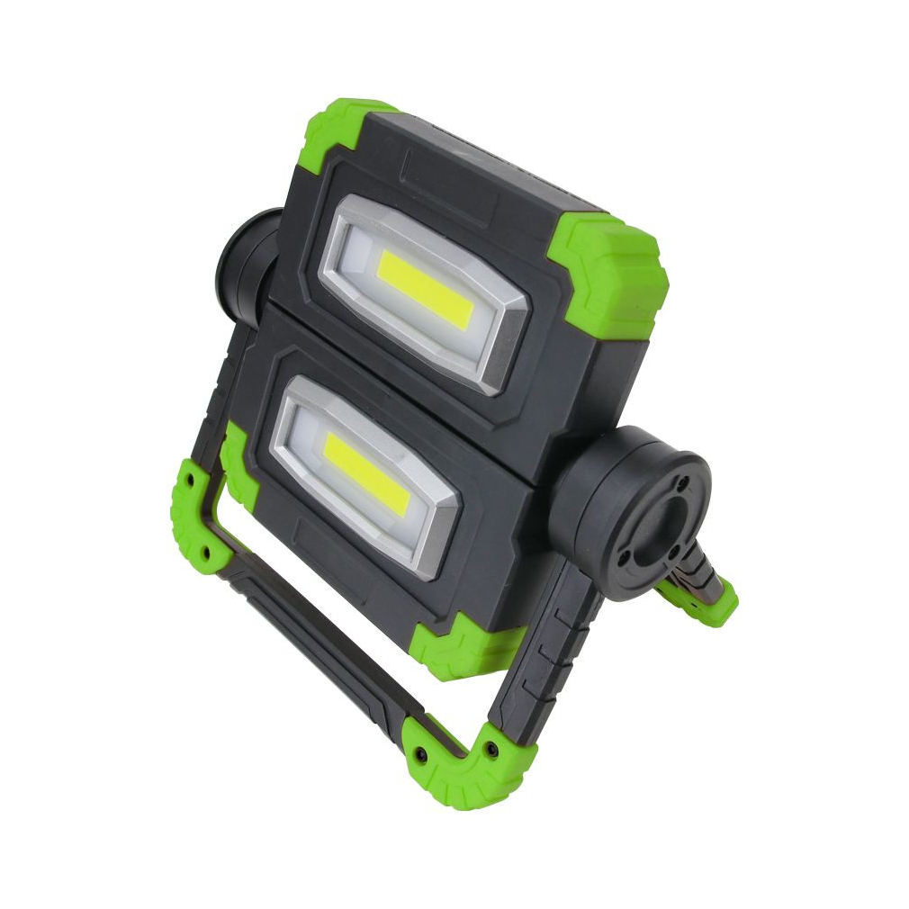 Akkumulátoros LED szerelő reflektor 20W, 6500K, 3,7V, 5000mAh, 850lm, 4h, IP43 - Tracon STLFL210W
