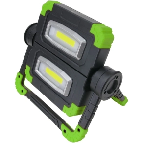   Akkumulátoros LED szerelő reflektor 20W, 6500K, 3,7V, 5000mAh, 850lm, 4h, IP43 - Tracon STLFL210W