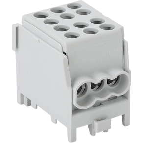   Tracon főáramköri leágazó kapocs, sínre szerelhető, szürke 2,5-25mm2 101A - FLECU-25-16-3