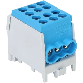   Tracon főáramköri leágazó kapocs, sínre szerelhető, kék 2,5-25mm2 101A - FLECU-25-16-3K