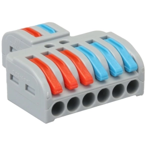   Tracon csavar nélküli vezeték összekötő nyitható 0,5-4mm2, 32A, 400V, 2P - OVO2P26
