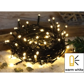   Karácsonyi fényfüzér, kültéri/beltéri 5+50M, 500LED, 7,2W 2700K CHRSTOB500WW Tracon