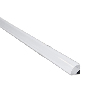 LED Alu sarokprofil opál búrával 2 méter LEDSZPC2 Tracon