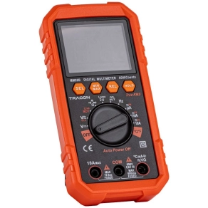   Tracon digitális multiméter TRMS, ACV, DCV, ACA, DCA, OHM, FREQ, diode, NCV, signal MM88B
