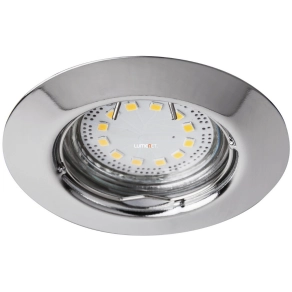   Süllyesztett spot lámpa melegfehér LED fényforrással, 8,2 cm, króm, 3 darabos - Lite Rábalux 1047