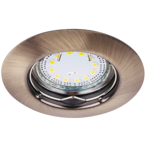   Süllyesztett spot lámpa melegfehér LED fényforrással, 8,2 cm, bronz, 3 darabos - Lite Rábalux 1048