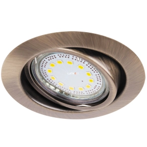   Süllyesztett spot lámpa melegfehér LED fényforrással, 8,6 cm, bronz, 3 darabos - Lite Rábalux 1051