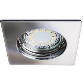   Süllyesztett spot lámpa melegfehér LED fényforrással, 8x8 cm, króm, 3 darabos - Lite Rábalux 1053