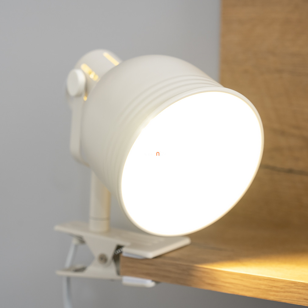 Csíptetős spot lámpa fehér színben, 22 cm - Flint Rábalux 3093, 1xE14 foglalattal