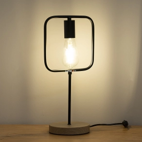   Keretes asztali lámpa, 43 cm - Rufin Rábalux 3219, 1xE27 foglalattal
