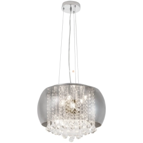   Kristály csillár üvegburában, 40 cm - Ninelle Rábalux 3599