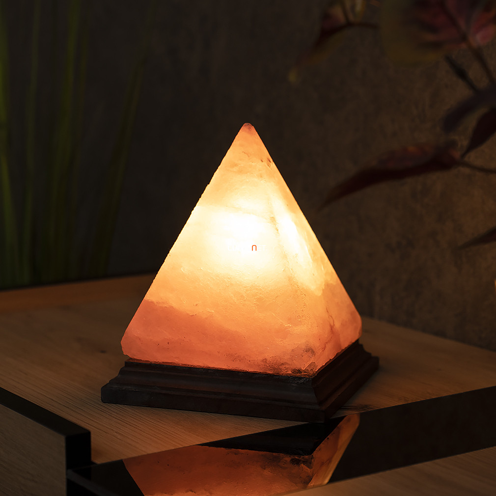 Sólámpa LED fényforrással, piramis alakú, 15 cm - Vesuvius Rábalux 4096, 1xE14 foglalattal