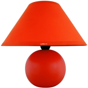   Narancssárga asztali lámpa, 19 cm - Ariel Rábalux 4904, 1xE14 foglalattal