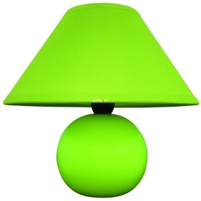   Zöld asztali lámpa, 19 cm - Ariel Rábalux 4907, 1xE14 foglalattal