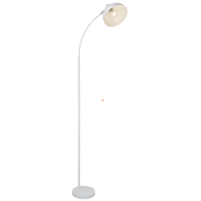   Állólámpa, fehér színben, 158 cm - Daron Rábalux 5239, talpkapcsoló, 1xE27 foglalattal