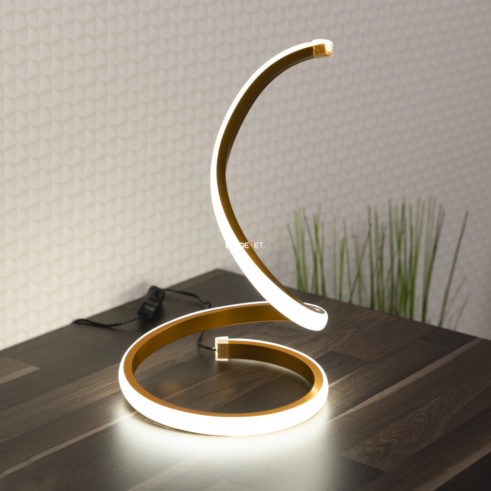 Asztali LED lámpa arany színben 35 cm - Anais Rábalux 5470, 4000 K, 200 lm, 4 W