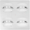 Mennyezeti LED lámpa fürdőszobába 4x5 W, hidegfehér - Tony Rábalux 5492