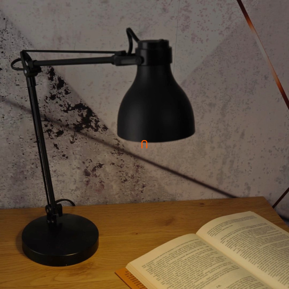 Íróasztali lámpa, állítható, 58cm - Carter Rábalux 6408, 1xE14 foglalattal