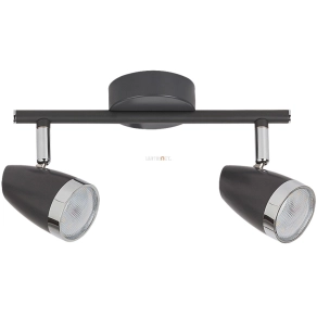   Karos spot lámpa LED lámpa 2x4 W, melegfehér, szürke - Karen Rábalux 6513