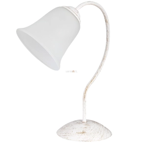   Asztali lámpa, 29 cm, antikolt fehér - Fabiola Rábalux 7260, 1xE27 foglalattal