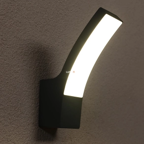   Kültéri íves fali LED lámpa antracit színben, 29 cm - Palanga Rábalux 7504