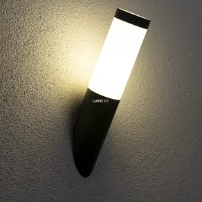   Kültéri fali lámpa döntött kivitelben - Black Rábalux 8145