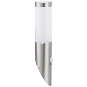   Kültéri mozgásérzékelős inox fali lámpa - Inox Rábalux 8266