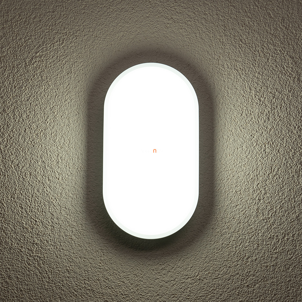 Kültéri ovális LED fali lámpa fehér színben - Triton-O Avide ABBHL-O-20W-NW