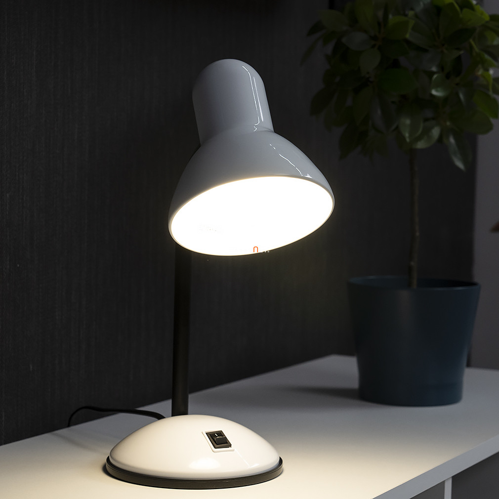 Íróasztali lámpa gyerekszobába, fehér, 39 cm - Basic Avide ABLDLS-W, 1xE27 foglalattal