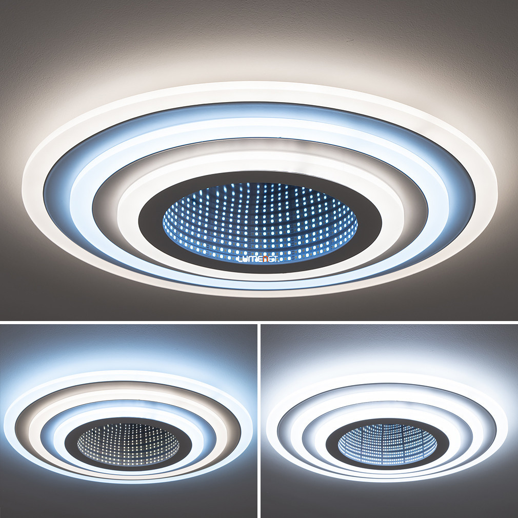 Távirányítós mennyezeti 3D LED lámpa, 50 cm - Noah Design Avide ADO3S-82W-NH-2.4G