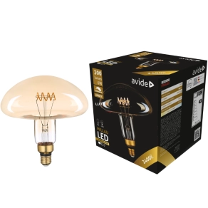  Avide Jumbo E27 medúza filament LED 6W 2400K 300lm, szabályozható