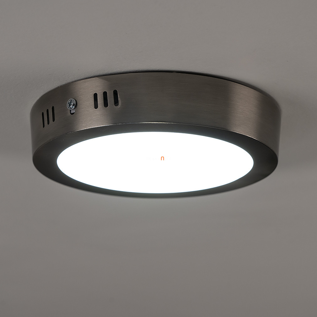 Kerek mennyezeti LED panel, hidegfehér - Avide ACSMNW-R-12W-ALU-SN