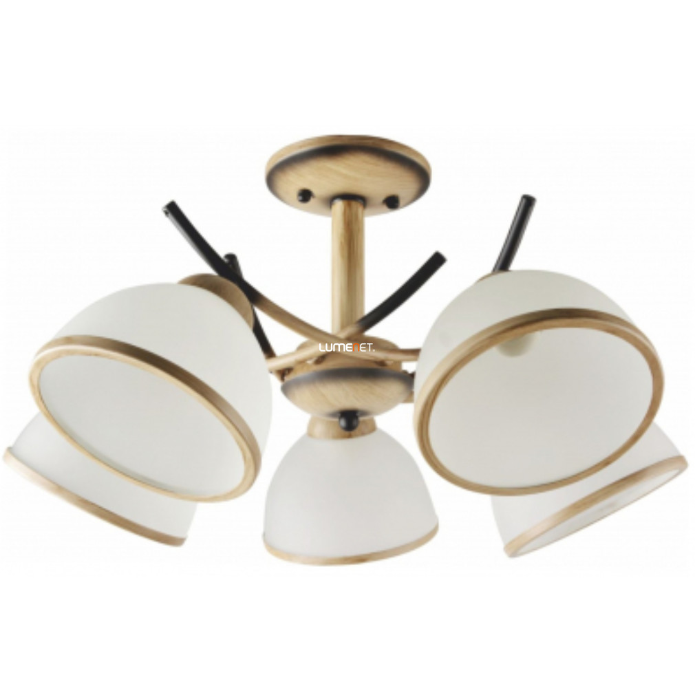 Fa karos csillár 5 foglalattal - Brassik Avide ABPL-5XE27-BRAS
