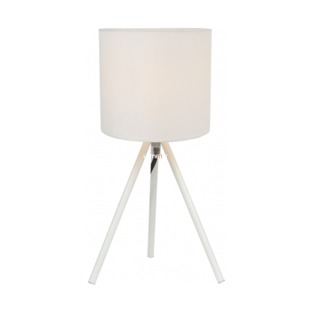 Háromlábú asztali lámpa fehér színben, 35 cm - Quinn Avide ABLFL-1XE14-QUI-WH, textil, 1xE14 foglalattal