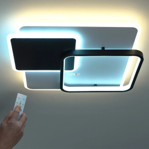   Távirányítós mennyezeti lámpa, szögletes - Jett Design Avide ADO3S-JET-2.4G