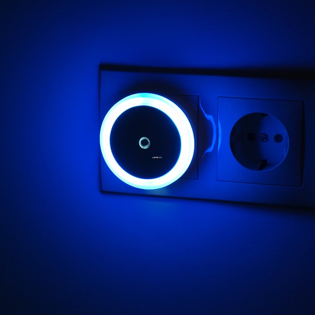 Kör alakú LED éjszakai fény, kék - Entac ENL-CC-0.5W-DSB