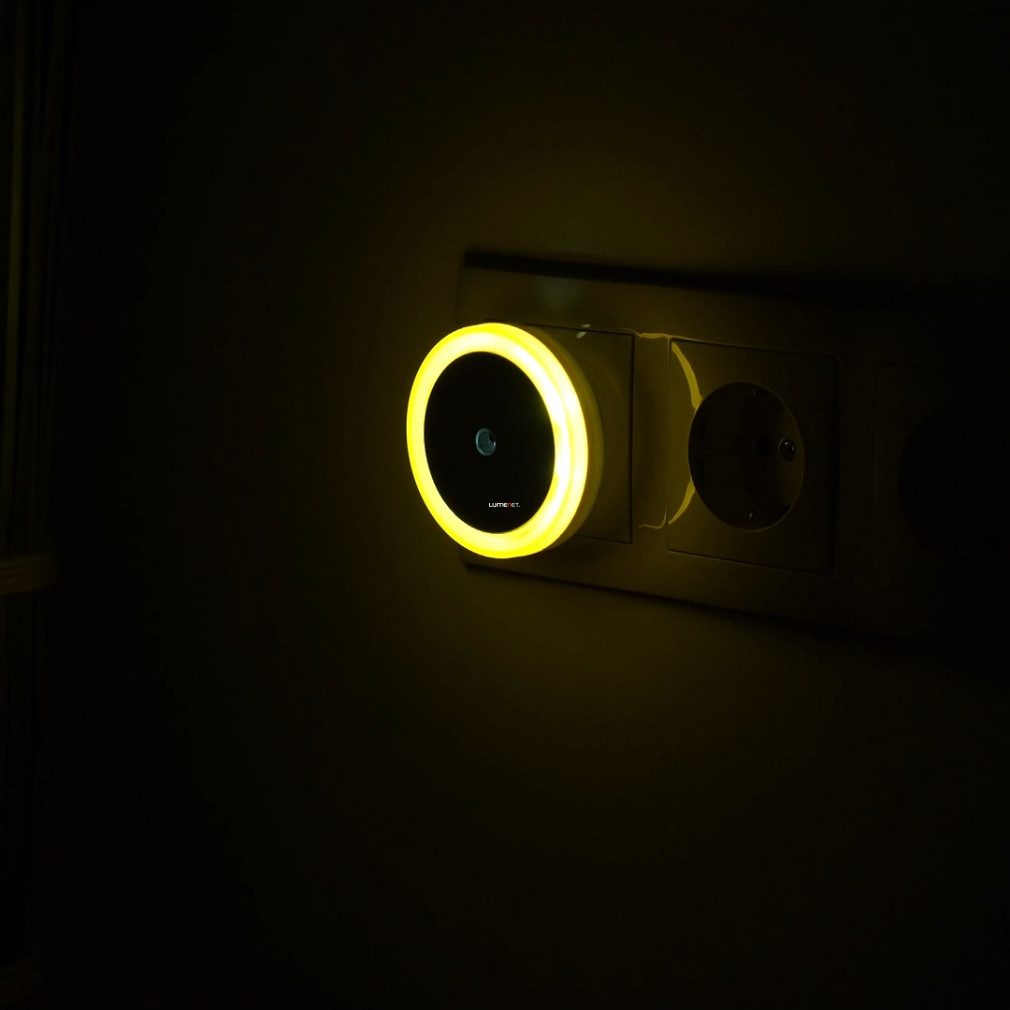 Kör alakú LED éjszakai fény, narancssárga - Entac ENL-CC-0.5W-DSO