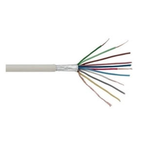   Alarm vezeték  10x0,22 mm2 CCA fehér (100) 65V (YYSch, riasztó kábel)
