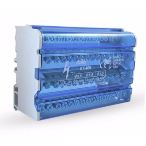   Stilo elosztóblokk 2-13x4/500V/100A-4 pólus fővezeték sor - STI406