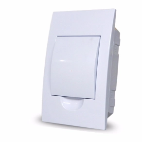   Stilo kiselosztó süllyesztett 1/ 4 teli ajtóval IP30 PE/N sínnel - STI459